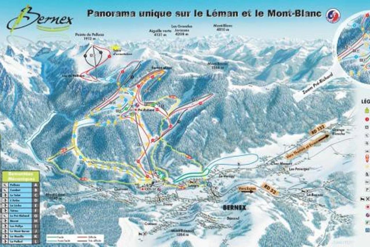 Le 211,Ski Et Randonnee, Lave Linge ,Parking Bernex Exterior photo